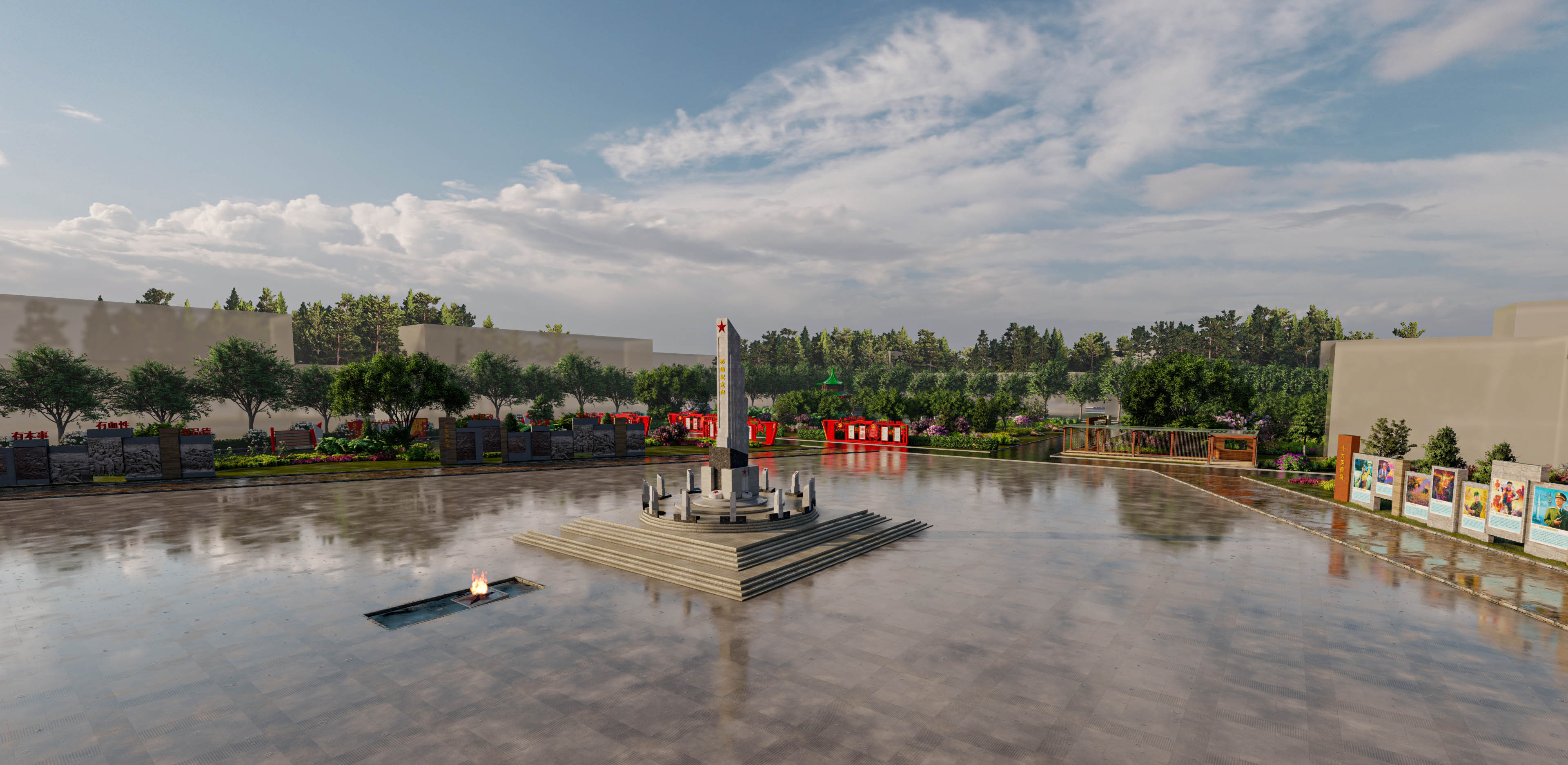 甘肃酒泉某部环境文化建设