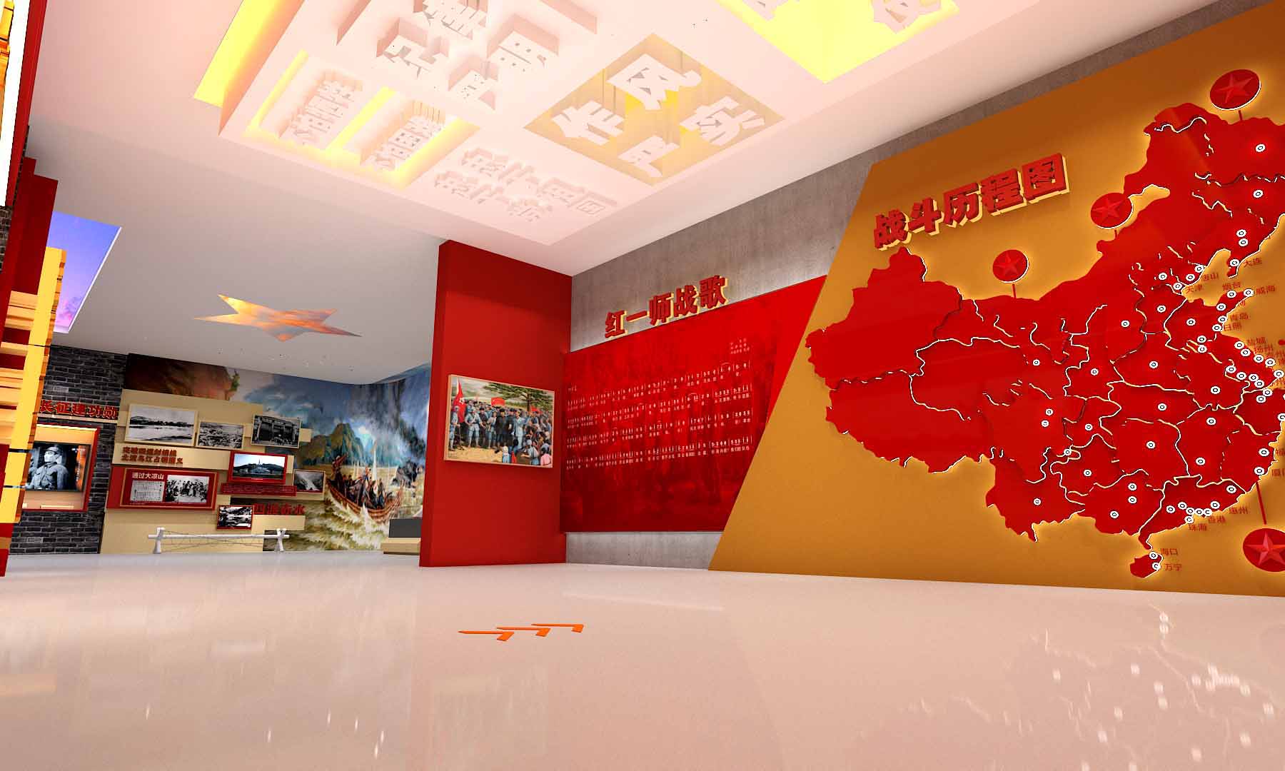 山东淄博某部军史馆